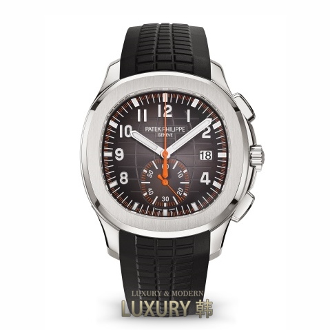 Patek Philippe-아쿠아넛 크로노그래프 데이트 스틸 남성워치