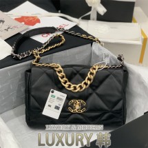 19백 라지백 램스킨 블랙 금장