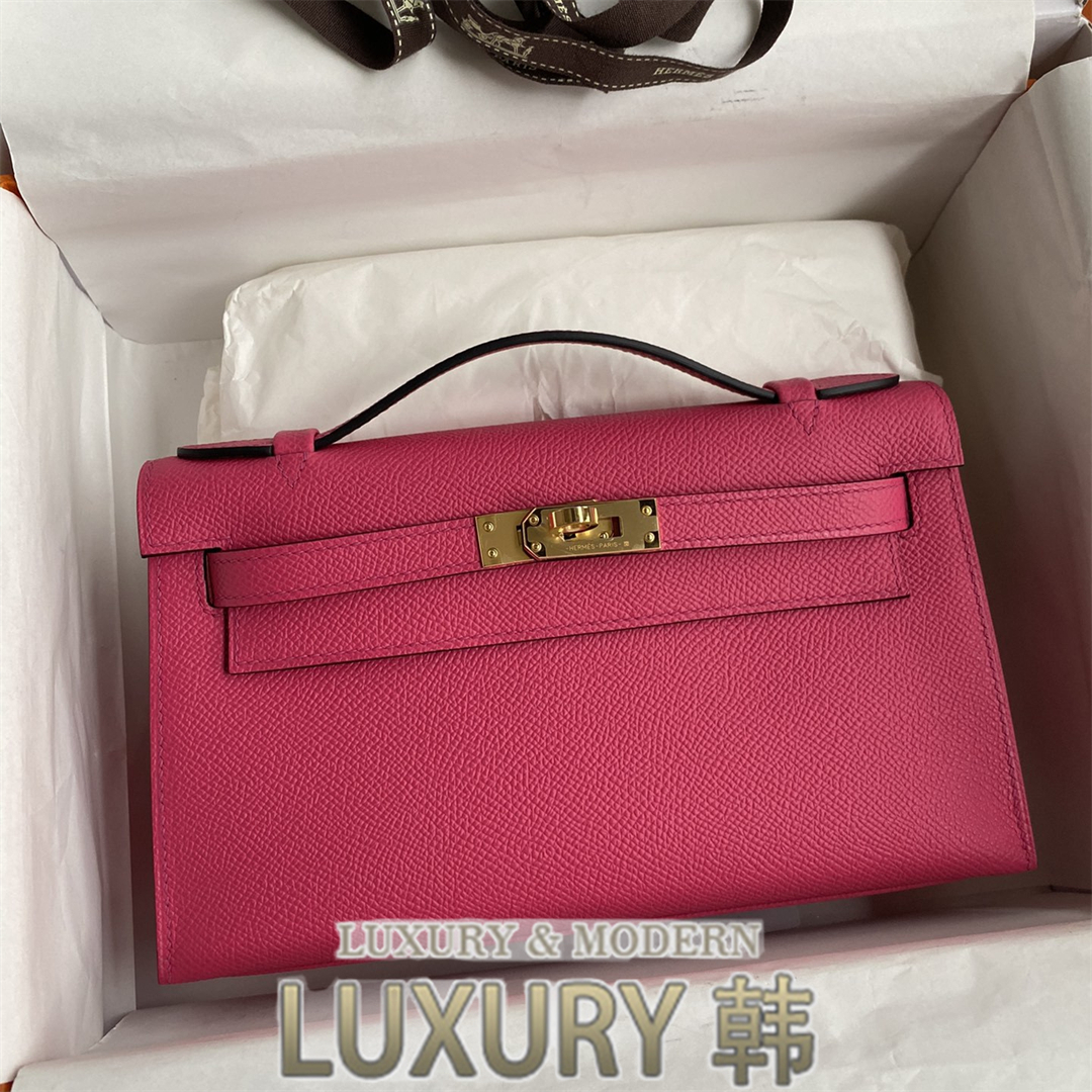 에르메스 HERMES Mini lelly 금장 백