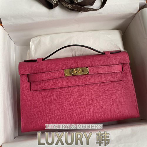 에르메스 HERMES Mini lelly 금장 백