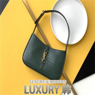 SAINT LAURENT 크로크 엠보스 Le 5 7 호보 백